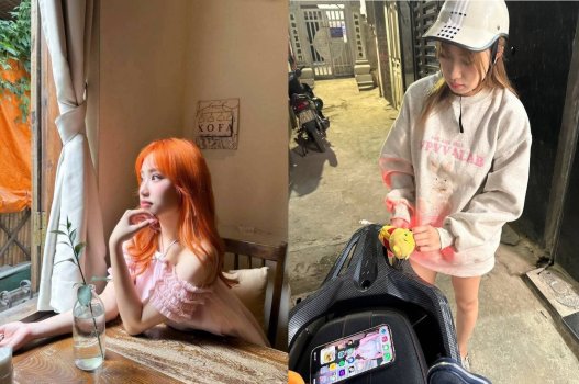 Đưa em tóc bạch kim lên mây mỗi chuyến đi